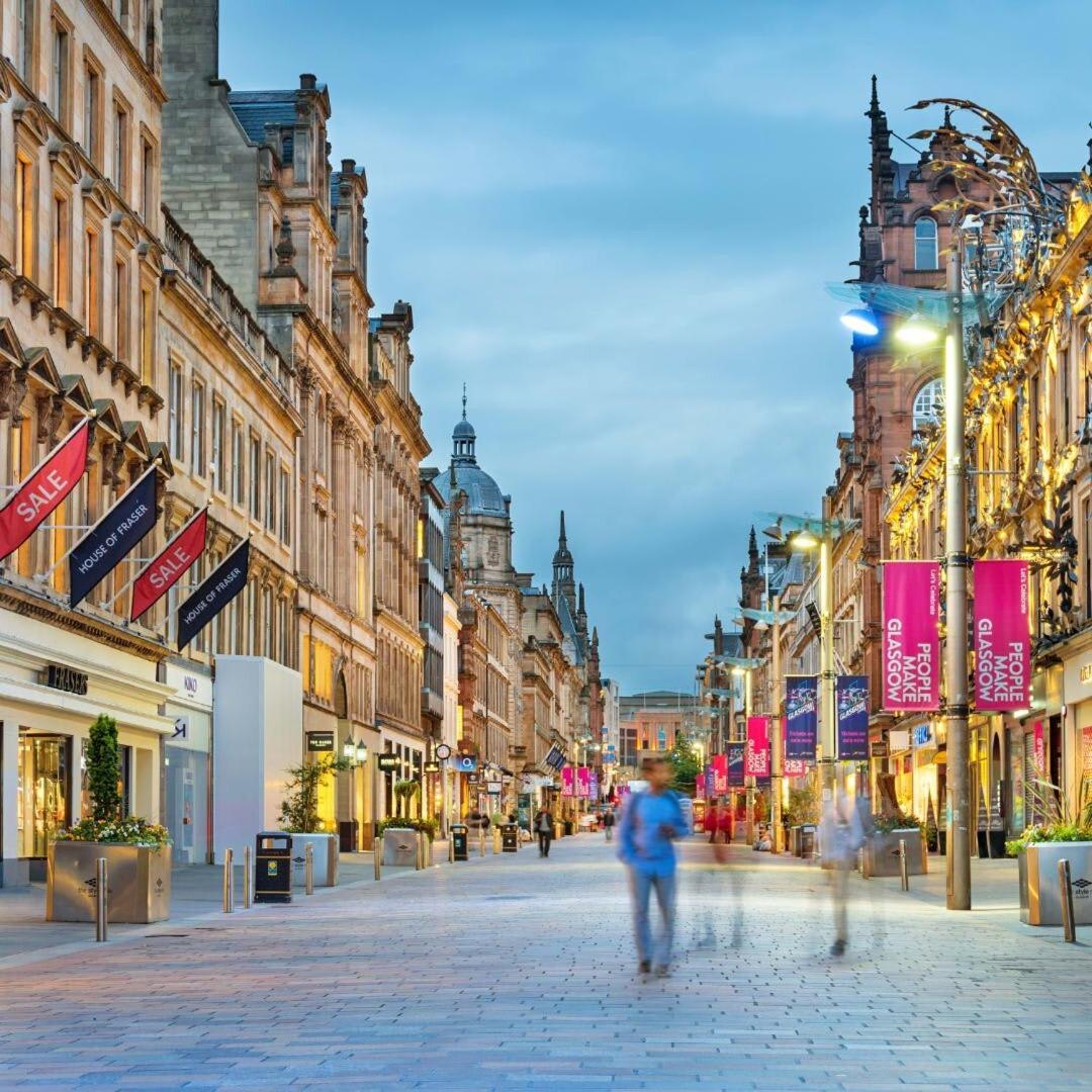 Appartamento Cosy 1 Bed With Parking In City Centre Glasgow Esterno foto